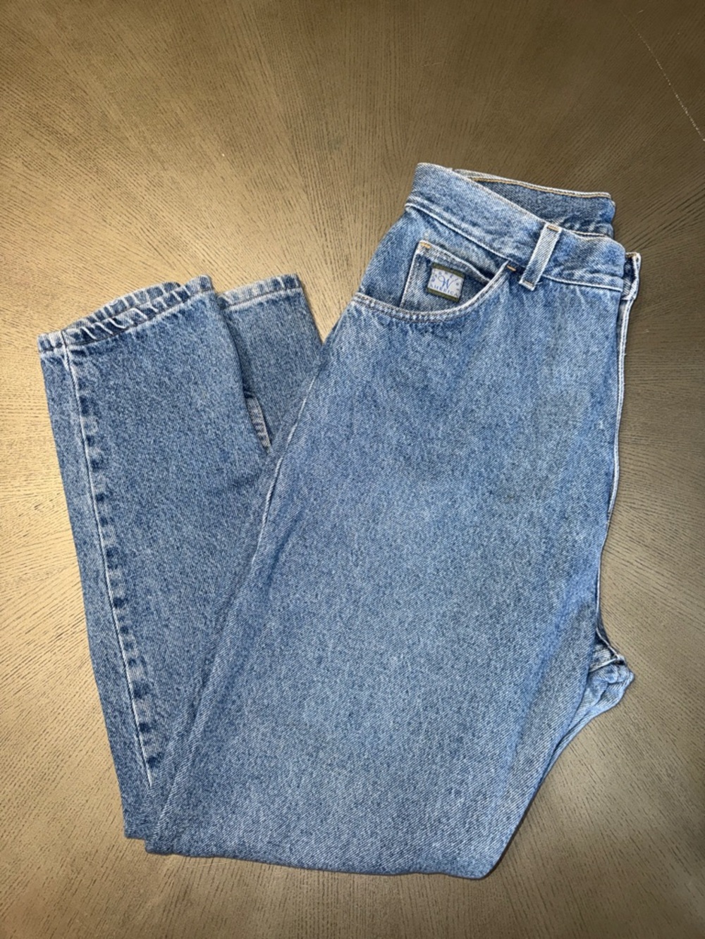 VTG 90s Wrangler W America Mom Jeans High Rise Made in USA 14 Petite